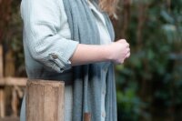 Knit Factory Iris Schal Anthrazit