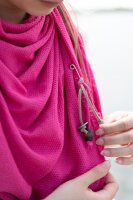 Knit Factory Lola Dreieckstuch Fuchsia