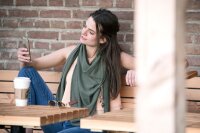 Knit Factory Lola Dreieckstuch Kieselgrau