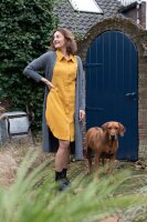 Knit Factory Kim Blusenkleid Indigo L