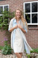 Knit Factory Kim Blusenkleid Indigo L