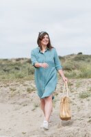 Knit Factory Kim Blusenkleid Indigo L