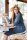 Knit Factory Kim Blusenkleid Indigo L