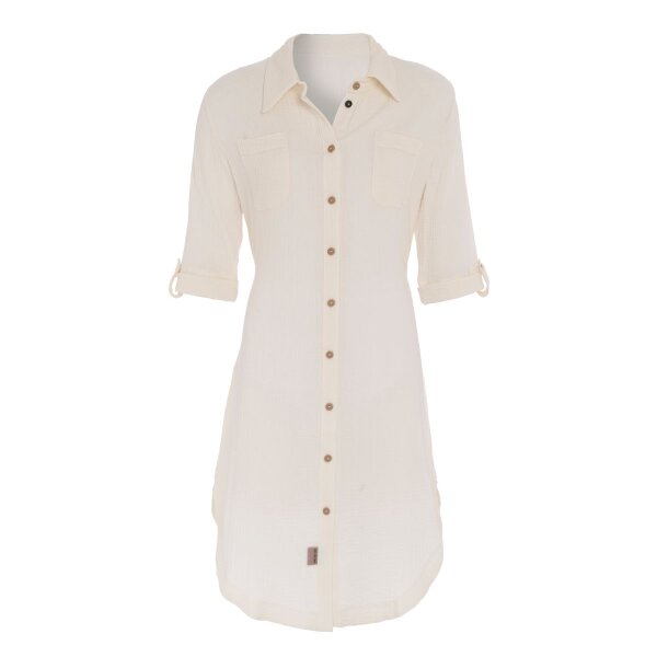 Knit Factory Kim Blusenkleid Beige XL