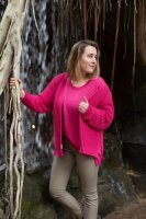 Knit Factory Senna Gestricktes Top Fuchsia 36/44