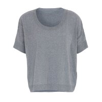 Knit Factory Senna Gestricktes Top Grau 36/44