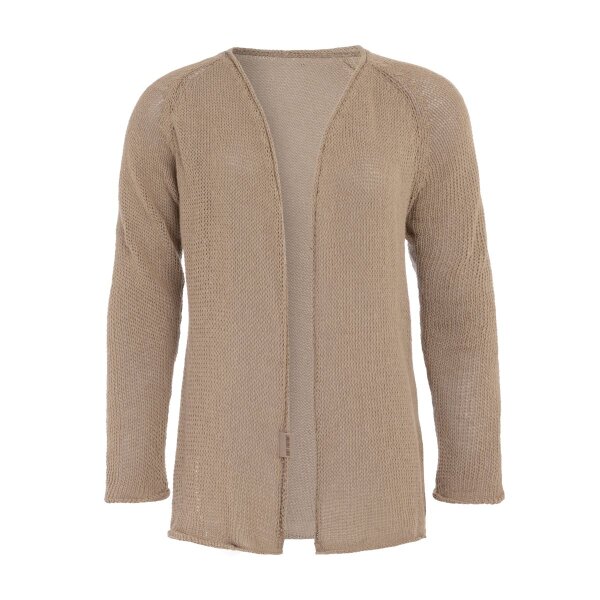Knit Factory Jasmin Kurze Strickjacke Leinen 40/42