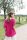 Knit Factory Jasmin Strickpullover V-Ausschnitt Fuchsia 36/44