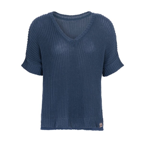 Knit Factory Daisy Strickpullover V-Ausschnitt Jeans 36/44