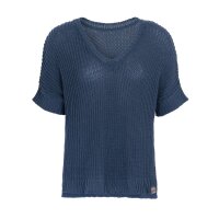 Knit Factory Daisy Strickpullover V-Ausschnitt Jeans 36/44