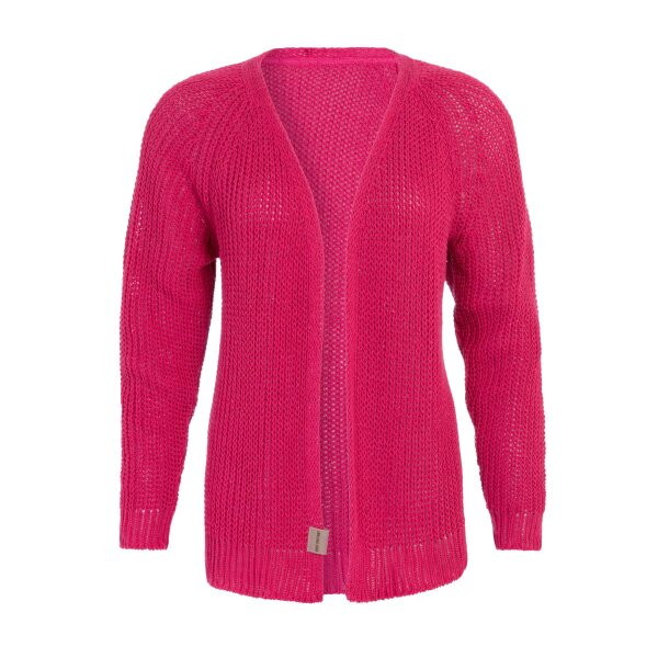 Knit Factory Daisy Kurze Strickjacke Fuchsia 40/42