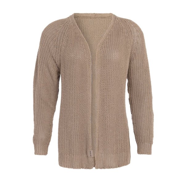 Knit Factory Daisy Kurze Strickjacke Leinen 36/38