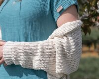 Knit Factory Daisy Kurze Strickjacke Leinen 36/38