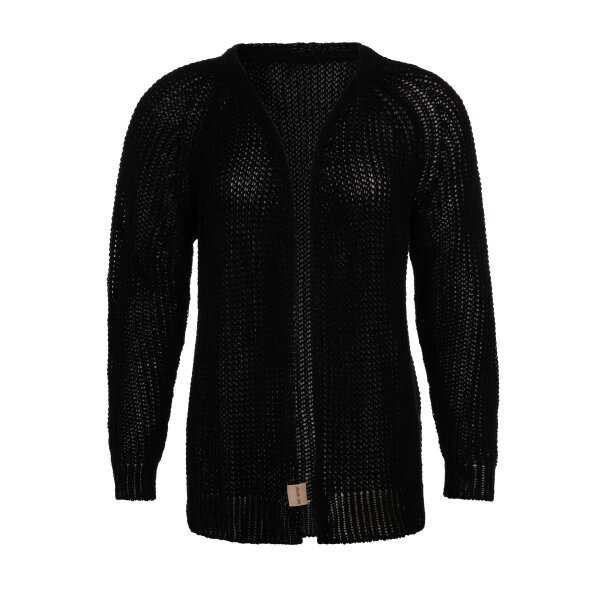 Knit Factory Daisy Kurze Strickjacke Schwarz 40/42