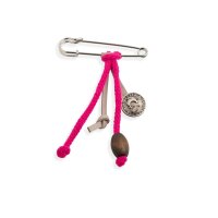 Knit Factory Brosche Fuchsia