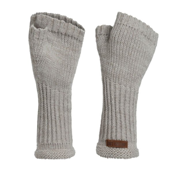 Knit Factory Cleo Handstulpen Iced Clay