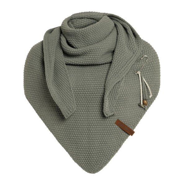 Knit Factory Coco Dreiecksschal Urban Green