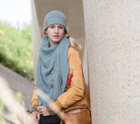 Knit Factory Coco Dreiecksschal Iced Clay