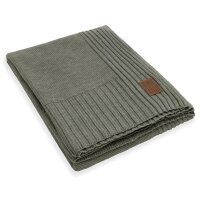 Knit Factory Uni Plaid XL Urban Green 195x225 195x225 cm