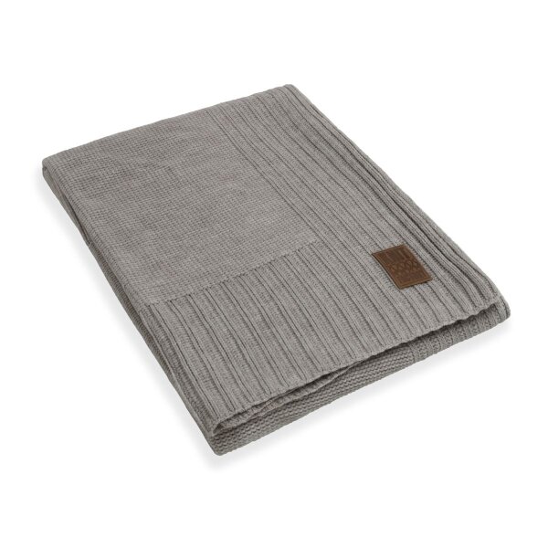 Knit Factory Uni Plaid Iced Clay 160x130 cm
