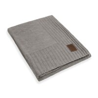 Knit Factory Uni Plaid Iced Clay 160x130 cm
