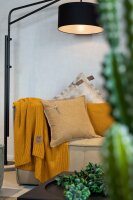 Knit Factory Uni Plaid Iced Clay 160x130 cm