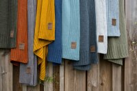 Knit Factory Uni Plaid Iced Clay 160x130 cm
