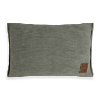 Knit Factory Uni Kissen Urban Green 60x40
