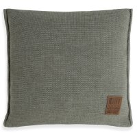 Knit Factory Uni Kissen Urban Green 50x50