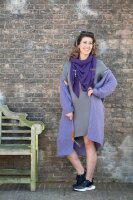 Knit Factory Luna Lange Strickjacke Urban Green 40/42