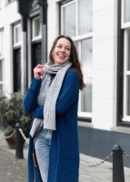Knit Factory Luna Lange Strickjacke Urban Green 40/42