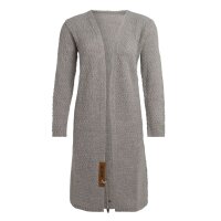 Knit Factory Luna Lange Strickjacke Iced Clay 40/42