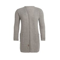 Knit Factory Luna Strickjacke Iced Clay 40/42 Mit Taschen
