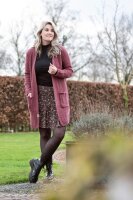 Knit Factory Luna Strickjacke Iced Clay 36/38 Mit Taschen