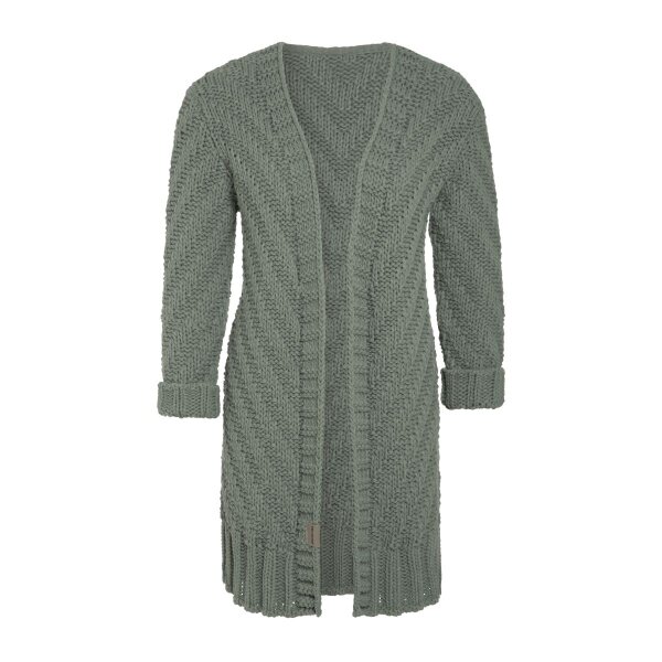 Knit Factory Sally Strickjacke Urban Green 36/38