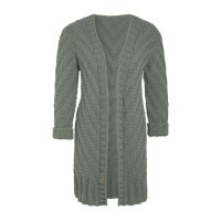 Knit Factory Sally Strickjacke Urban Green 36/38