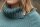 Knit Factory Nicky Gestrickter Poncho Urban Green