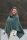 Knit Factory Nicky Gestrickter Poncho Urban Green