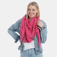 Knit Factory Liv Dreieckstuch Fuchsia