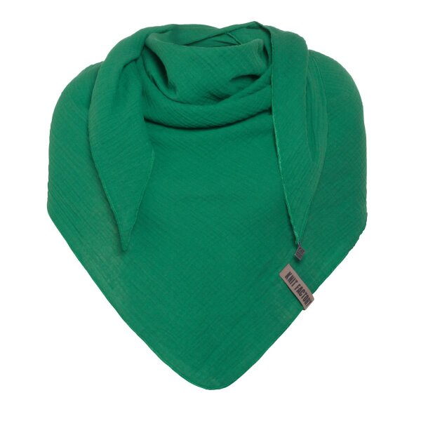 Knit Factory Liv Dreieckstuch Bright Green