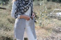 Knit Factory Luna Strickweste Cappuccino 40/42