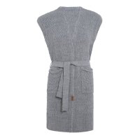 Knit Factory Luna Strickweste Grau 36/38