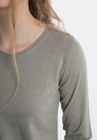 Knit Factory Lily Shirt Urban Green XL Langen Ärmeln