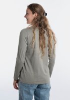 Knit Factory Lily Shirt Urban Green XL Langen Ärmeln