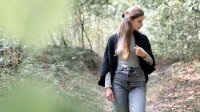 Knit Factory Lily Shirt Urban Green L Langen Ärmeln