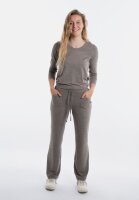Knit Factory Lily Shirt Taupe M Langen Ärmeln