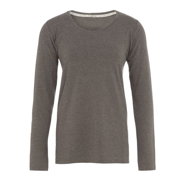 Knit Factory Lily Shirt Taupe S Langen Ärmeln