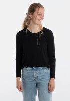 Knit Factory Lily Shirt Schwarz XL Langen Ärmeln