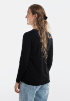Knit Factory Lily Shirt Schwarz XL Langen Ärmeln