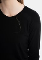 Knit Factory Lily Shirt Schwarz S Langen Ärmeln